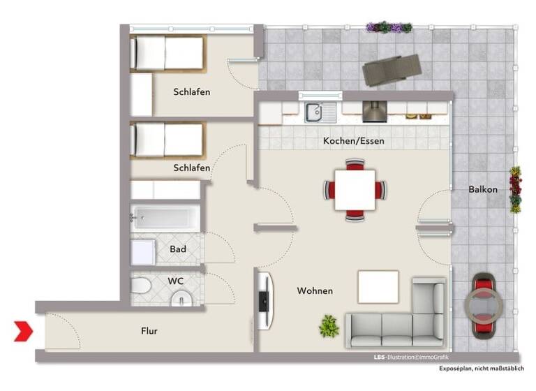 Wohnung zum Kauf 308.000 € 3,5 Zimmer 105 m² Meersburg 88709