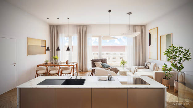 Penthouse zum Kauf - Neubau provisionsfrei 996.000 € 4 Zimmer 107,4 m² 6. Geschoss Aachener Straße 35-38 Wilmersdorf Berlin 10713