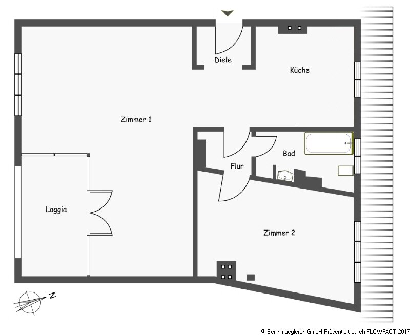 Immobilie zum Kauf als Kapitalanlage geeignet 615.000 € 2 Zimmer 84,6 m²<br/>Fläche Paul-Lincke-Ufer 38 Kreuzberg Berlin, Kreuzberg 10999