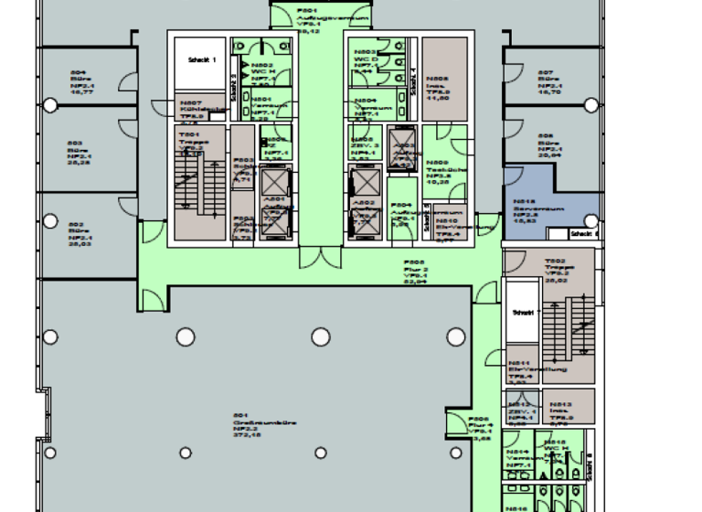 Bürofläche zur Miete provisionsfrei 13 € 1.095 m² Bürofläche teilbar ab 1.095 m² Südviertel Essen 45128