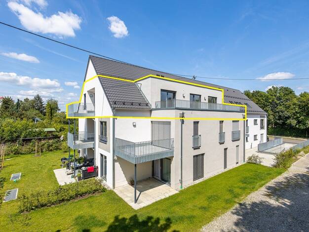 Wohnung zum Kauf 769.500 € 4 Zimmer 115,5 m² Dachgeschoss Hirblinger Straße 183 Bärenkeller Augsburg 86156