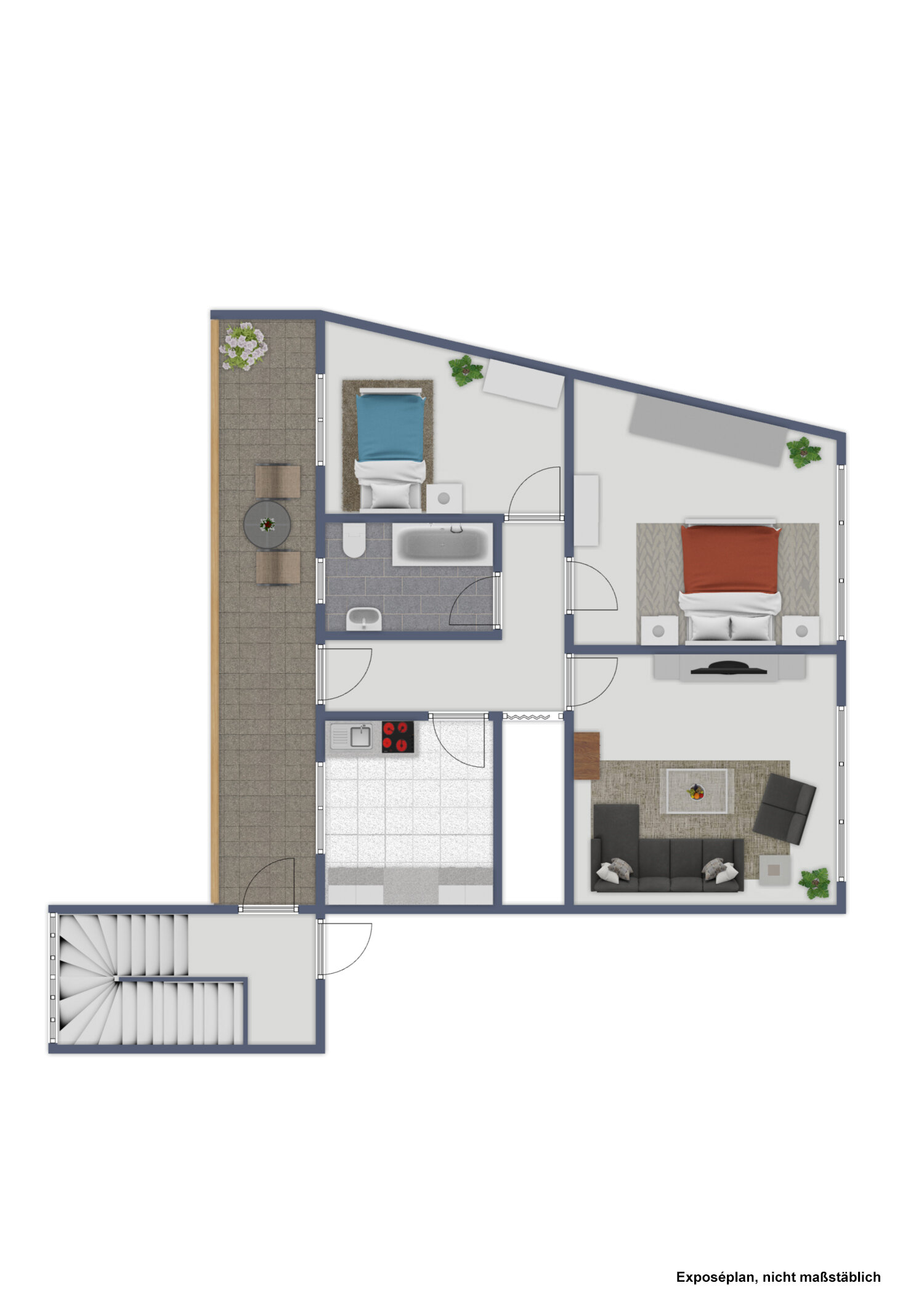 Wohnung zur Miete 450 € 3 Zimmer 73 m²<br/>Wohnfläche 3.<br/>Geschoss ab sofort<br/>Verfügbarkeit Carolus-Magnus-Straße 45-47 Übach Übach-Palenberg 52531