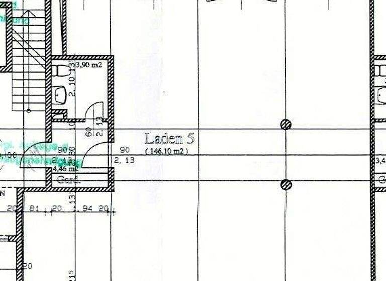Büro zur Miete provisionsfrei 7,50 € 148 m² Bürofläche Katharinenviertel Neubrandenburg 17033