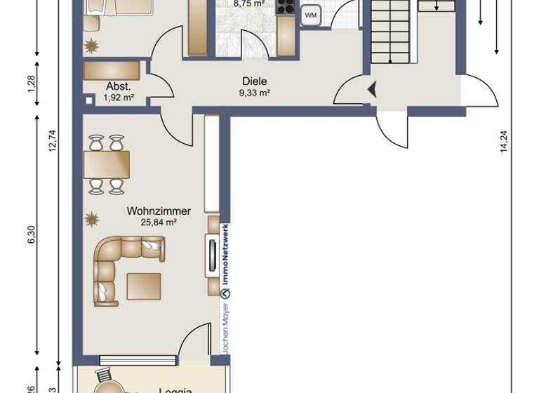 Wohnung zum Kauf 158.000 € 2 Zimmer 68 m² Eschberg Saarbrücken / Eschberg 66121