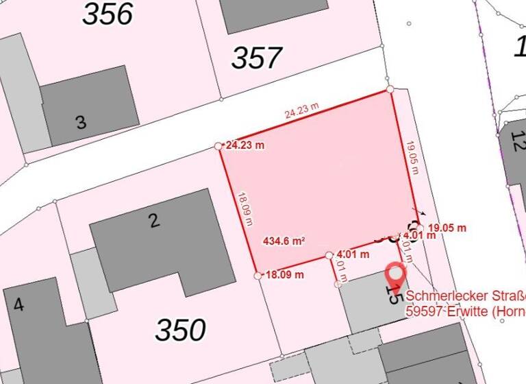 Grundstück zum Kauf provisionsfrei 80.000 € 416 m² Grundstück Schmerlecker Straße 15 Horn-Millinghausen Erwitte 59597