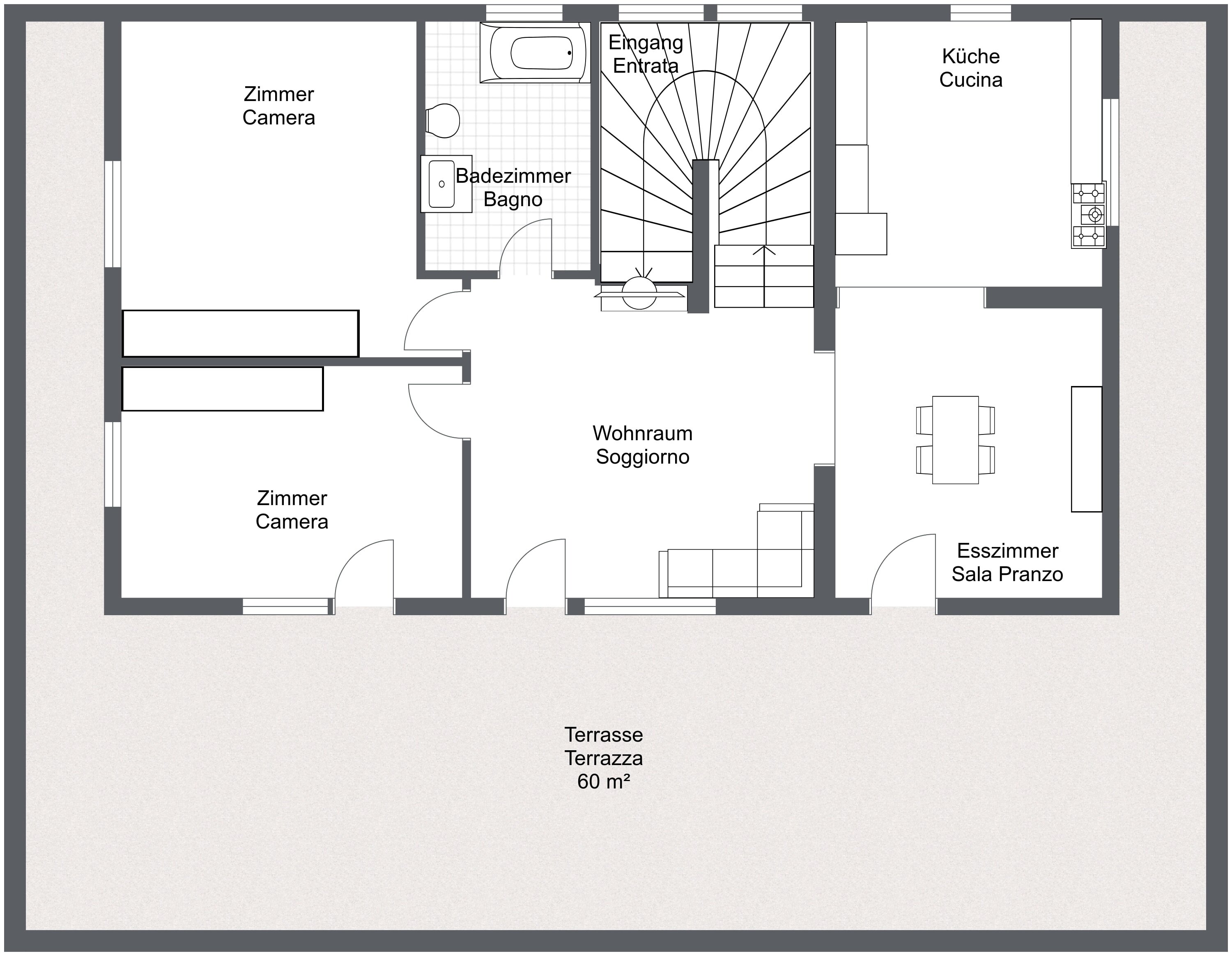 Wohnung zum Kauf 399.000 € 3 Zimmer 63 m²<br/>Wohnfläche 2.<br/>Geschoss Naturns 39025