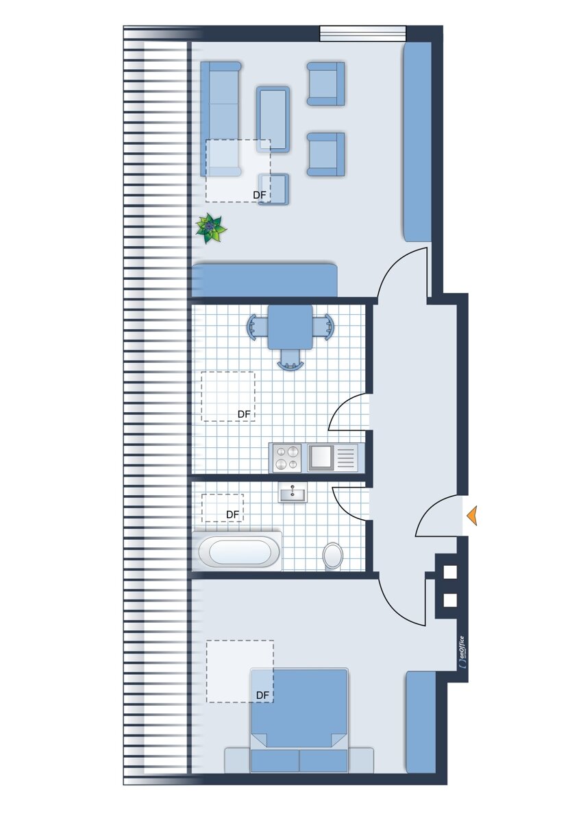 Wohnung zum Kauf 139.000 € 2 Zimmer 53,3 m²<br/>Wohnfläche Wiesloch Wiesloch 69168