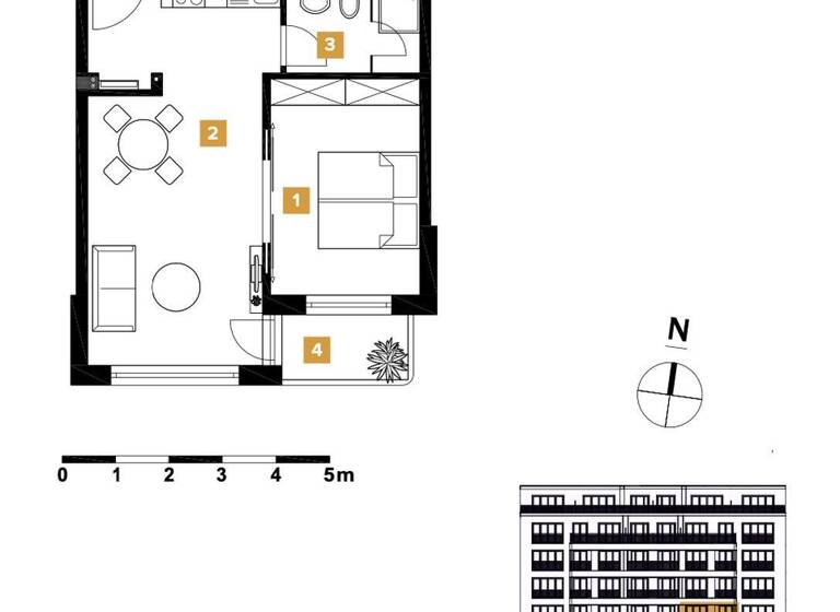 Wohnung zum Kauf provisionsfrei 472.765 € 2 Zimmer 41,1 m²<br/>Wohnfläche 2.<br/>Geschoss 01.06.2025<br/>Verfügbarkeit Hohenstaufenstraße 9 Schöneberg Berlin 10781