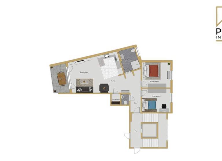 Wohnung zum Kauf 389.000 € 3 Zimmer 92,1 m² 1. Geschoss Petersberg 36100