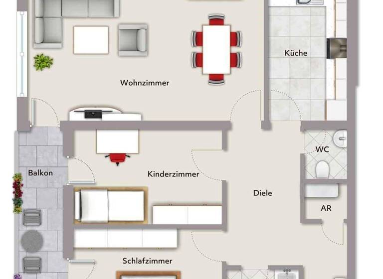 Wohnung zum Kauf 275.000 € 3 Zimmer 85 m² 5. Geschoss Eichwasen Schwabach 91126