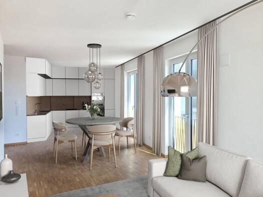 Wohnung zur Miete 1.280 € 2 Zimmer 73,5 m² 1. Geschoss Geschwister-Grünbaum-Straße 17 Mannheim 68309