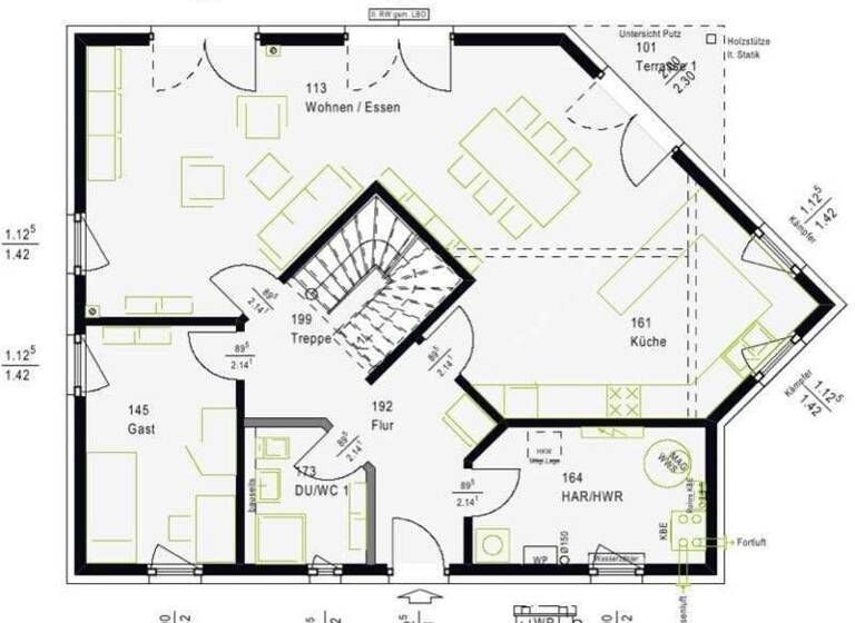 Einfamilienhaus zum Kauf - Erstbezug provisionsfrei 699.000 € 6 Zimmer 186 m² 550 m² Grundstück Dudenhofen 67373