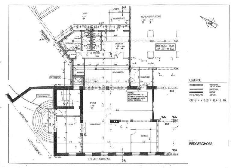 Büro zur Miete provisionsfrei 18,52 € 11 Zimmer 270 m² Bürofläche Kölner Straße 14 Erkelenz 41812