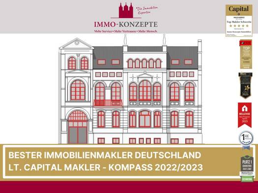 Wohnung zur Miete 1.190 € 3 Zimmer 80 m² EG Alexandrinenstr. 33 Paulsstadt Schwerin 19055