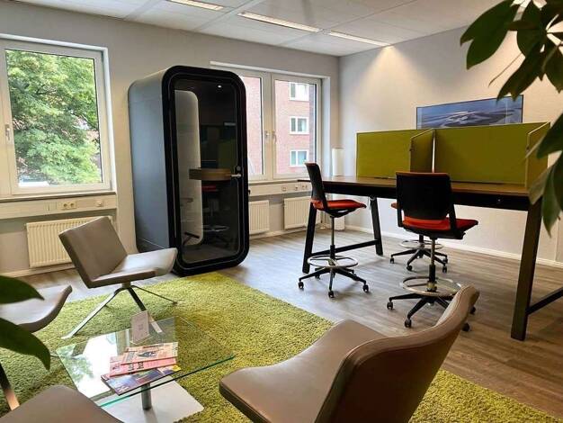 Bürofläche zur Miete provisionsfrei 22 m² Bürofläche teilbar ab 14 m² Hans-Henny-Jahnn-Weg 53 Uhlenhorst Hamburg 22085