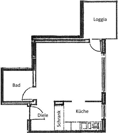 Studio zur Miete 370 € 1 Zimmer 34 m²<br/>Wohnfläche 3.<br/>Geschoss Esternaystr. 26 Etzenrot Waldbronn 76337