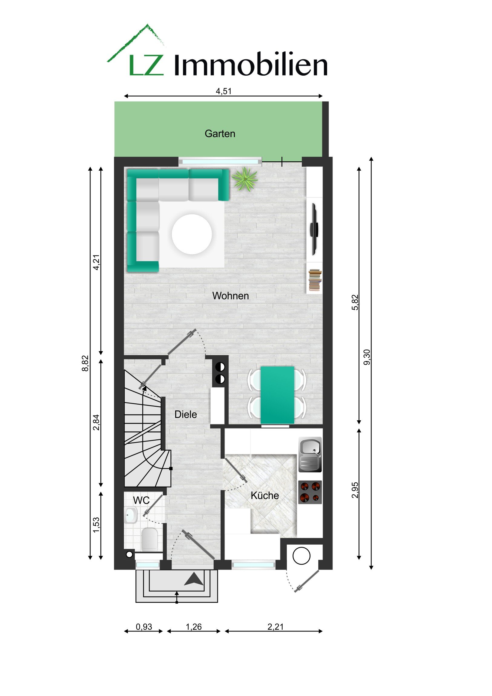 Reihenmittelhaus zum Kauf 320.000 € 4 Zimmer 85 m²<br/>Wohnfläche 129 m²<br/>Grundstück 01.02.2025<br/>Verfügbarkeit Rodheim Rosbach vor der Höhe 61191