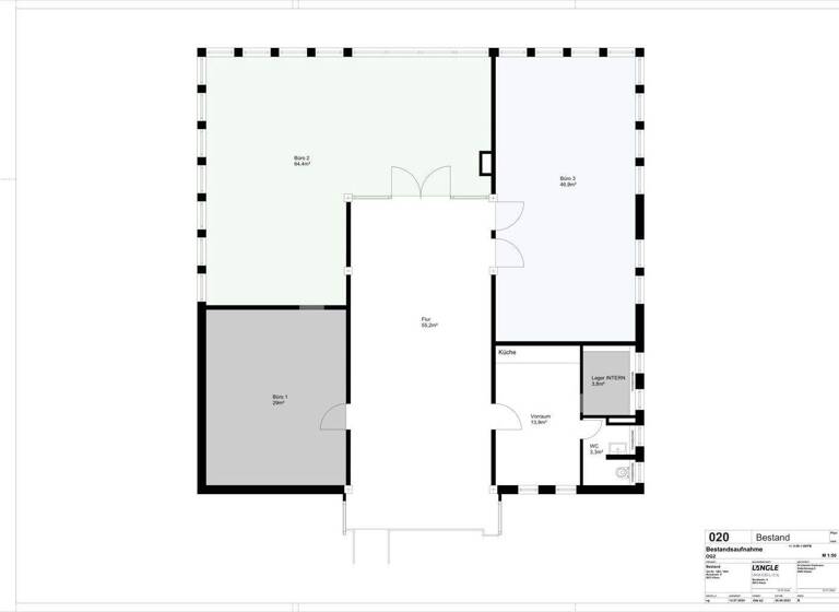 Bürofläche zur Miete 649 € 1 Zimmer 46,9 m² Bürofläche Klaus 6833