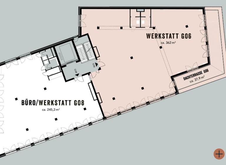 Bürofläche zur Miete provisionsfrei 16 € 607,2 m² Bürofläche teilbar ab 148,3 m² Rothenburgsort Hamburg 20539