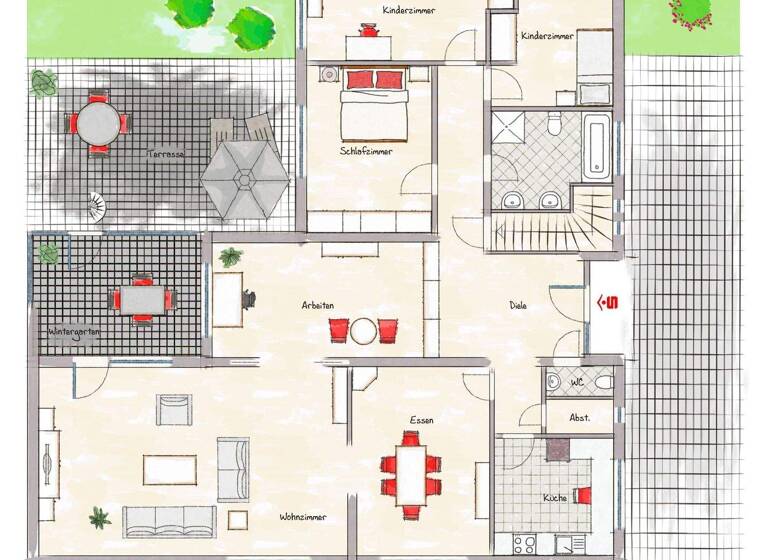 Bungalow zum Kauf 345.000 € 5 Zimmer 166 m² 823 m² Grundstück Haardt Schweinfurt 97422