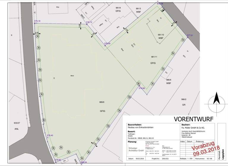 Gewerbepark zum Kauf 10.897 m² Grundstück Göllsdorf Rottweil 78628