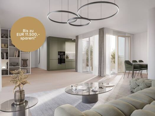 Wohnung zum Kauf - Erstbezug 800.300 € 4 Zimmer 105,1 m² 2. Geschoss Siebenbrunnengasse 44 Wien 1050