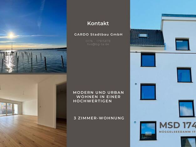 Wohnung zur Miete 1.778 € 3 Zimmer 89,5 m² 2. Geschoss frei ab 01.10.2025 Müggelseedamm 174 Friedrichshagen Berlin 12587