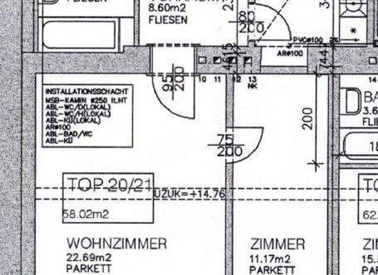 Wohnung zum Kauf 390.000 € 2 Zimmer 58 m² 3. Geschoss Wien,Landstraße 1030