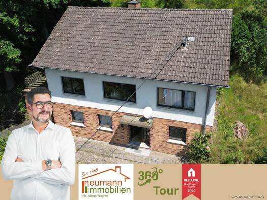 Einfamilienhaus zum Kauf 185.000 € 6 Zimmer 131 m² 1.360 m² Grundstück Tannenweg 8 Hausen Hausen (Wied) 53547