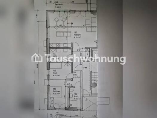 Wohnung zur Miete Tauschwohnung 1.400 € 3,5 Zimmer 103 m² EG Coerde Nord 48157