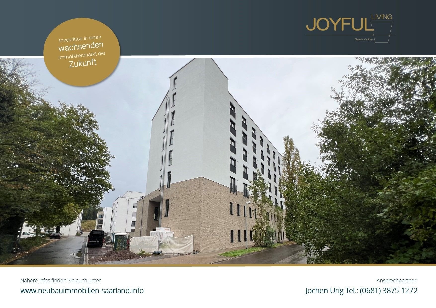 Apartment zum Kauf provisionsfrei 196.065 € 2 Zimmer 43,6 m²<br/>Wohnfläche Unteres Malstatt Saarbrücken 66115