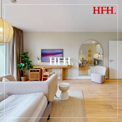 Wohnung zur Miete 1.350 € 1 Zimmer 52,2 m² 2. Geschoss Kuhmühle 4 Hohenfelde Hamburg 22087