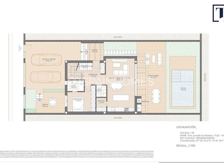 Einfamilienhaus zum Kauf 380.000 € 4 Zimmer 122 m² 292 m² Grundstück Almería 04648