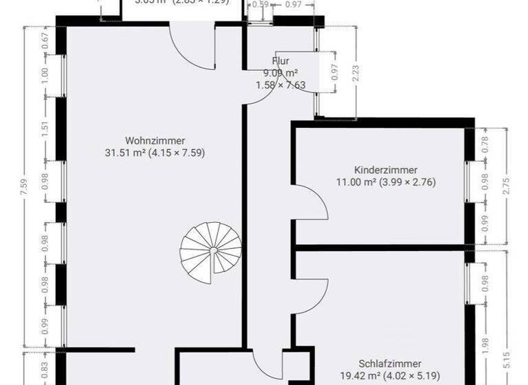 Maisonette zum Kauf provisionsfrei 249.500 € 5 Zimmer 120 m² 3. Geschoss Rohrlachstrasse 5 Friesenheim/Nord Ludwigshafen 67063