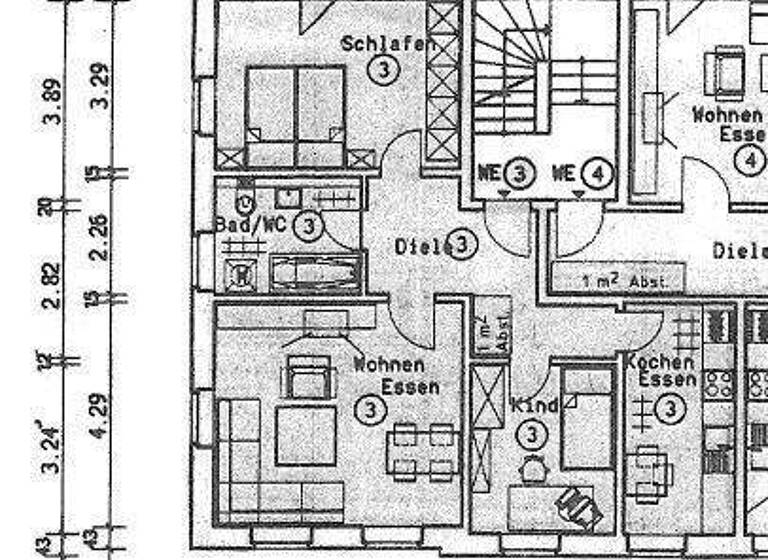 Wohnung zur Miete 519 € 3 Zimmer 87 m² 1. Geschoss An der Kohlenbahn 2 Reinsdorf Reinsdorf b Zwickau 08141