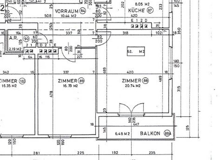 Wohnung zur Miete 526 € 2,5 Zimmer 62,1 m² 1. Geschoss Hilmteichstraße Mariatrost Graz,03.Bez.:Geidorf 8010