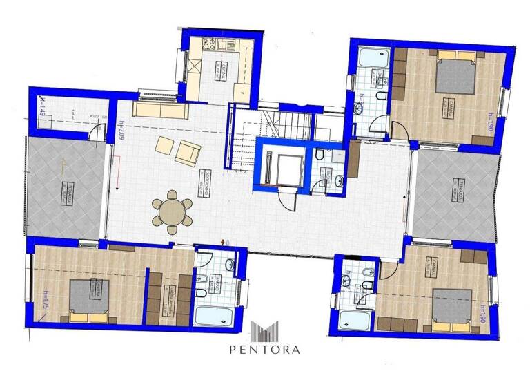 Penthouse zum Kauf 4 Zimmer 173,9 m² 5. Geschoss Bozen 39100