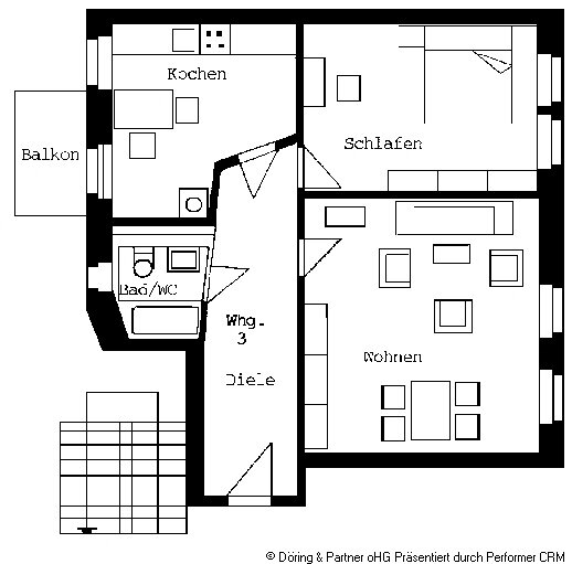 Wohnung zur Miete 350 € 2 Zimmer 71 m²<br/>Wohnfläche 1.<br/>Geschoss Wiesestraße Debschwitz 3 Gera 07548