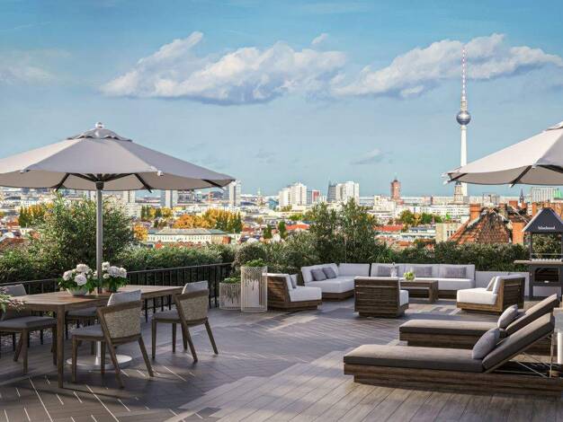 Penthouse zum Kauf - Erstbezug 1.399.000 € 2 Zimmer 145,3 m² 5. Geschoss frei ab 01.11.2026 Prenzlauer Berg Pankow 10437