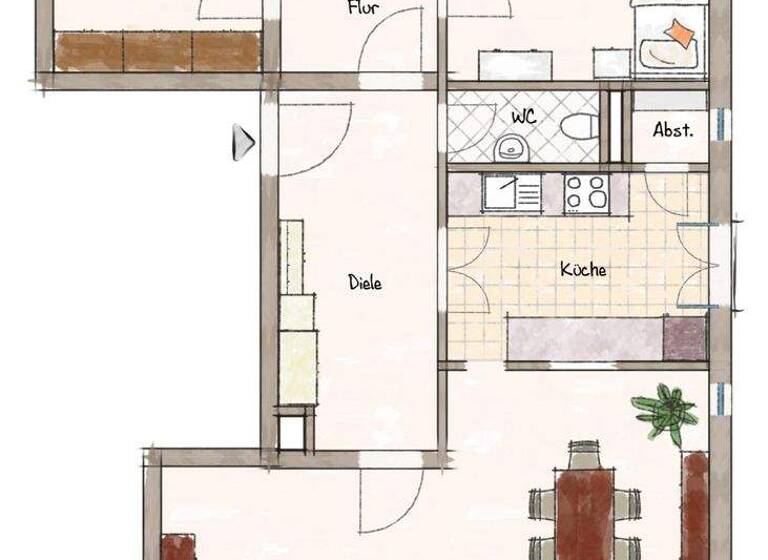 Wohnung zum Kauf 435.000 € 3 Zimmer 97 m² frei ab sofort Falkensee 14612
