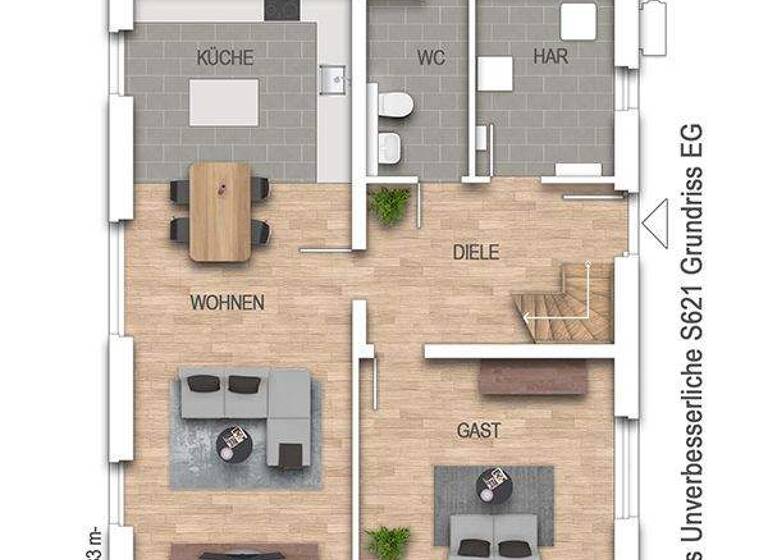 Einfamilienhaus zum Kauf provisionsfrei 376.785 € 5 Zimmer 153 m² 1.249 m² Grundstück Schatensen Wriedel 29565