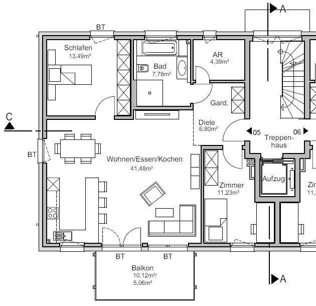 Wohnung zur Miete 1.150 € 3 Zimmer 90 m²<br/>Wohnfläche 2.<br/>Geschoss 01.07.2025<br/>Verfügbarkeit Goldasterstr. 7 Külsheim Bad Windsheim 91438