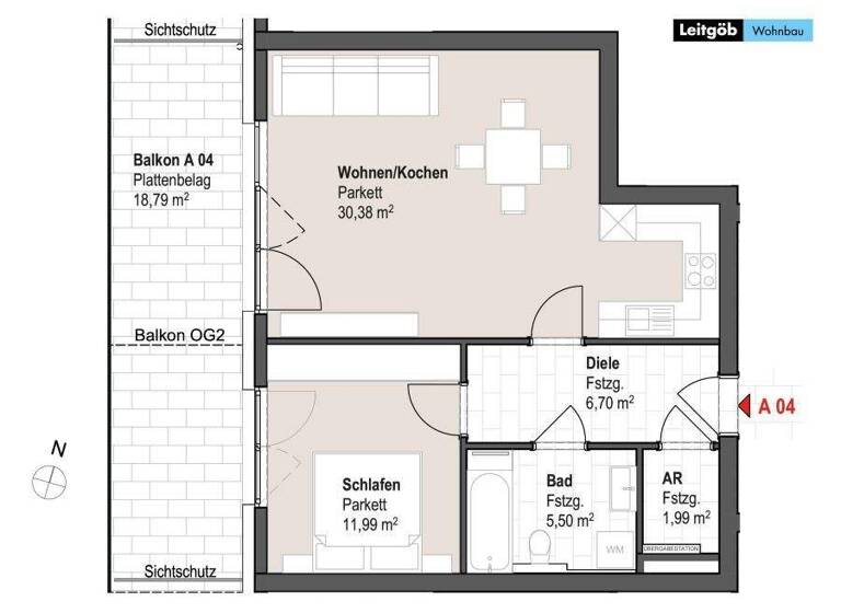 Wohnung zum Kauf provisionsfrei 306.786 € 2 Zimmer 59,6 m² Mittersill 5730