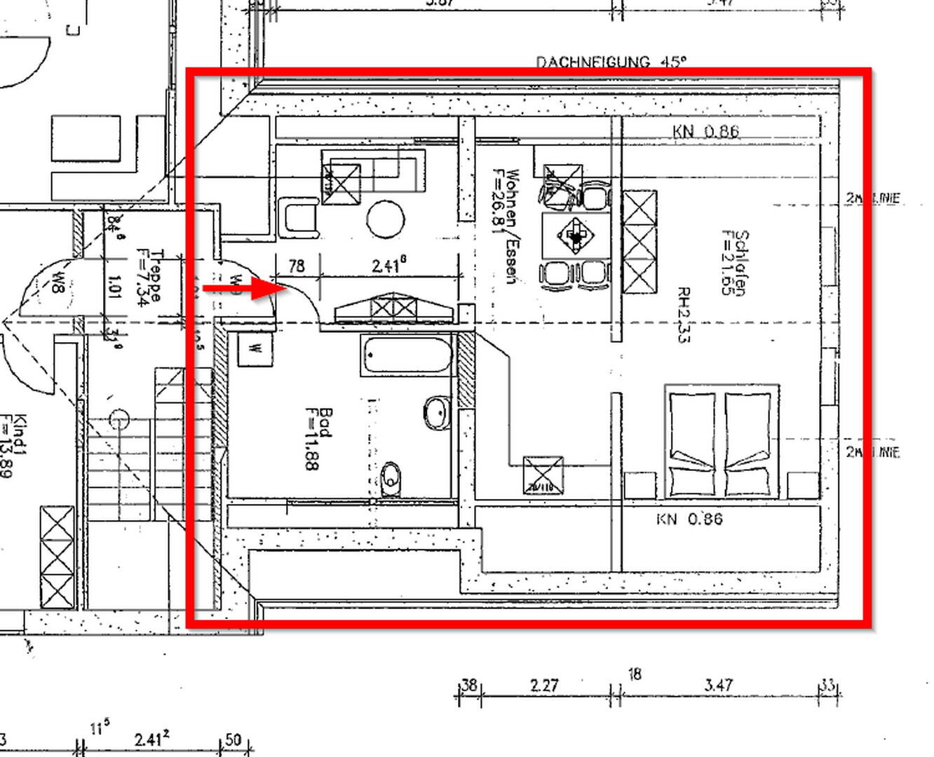 Wohnung zur Miete 490 € 2 Zimmer 60 m²<br/>Wohnfläche 2.<br/>Geschoss Axtheid Vilseck 92249