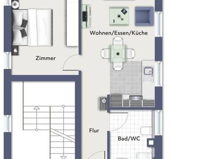 Wohnung zum Kauf 235.000 € 2 Zimmer 45 m²<br/>Wohnfläche 3.<br/>Geschoss Möttlingen Bad Liebenzell 75378