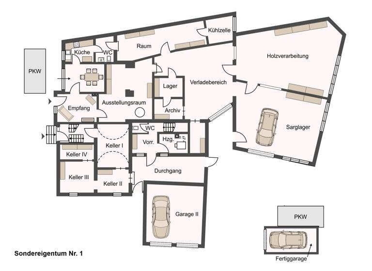 Gewerbeobjekt zum Kauf als Kapitalanlage geeignet 590.000 € 504 m² Gronau Oberstenfeld 71720