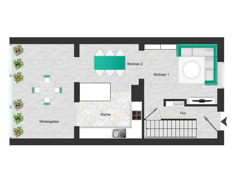 Reihenendhaus zur Miete 2.200 € 5 Zimmer 110 m² 400 m² Grundstück frei ab 01.10.2026 Deisterpfad 29 Zehlendorf Berlin 14163