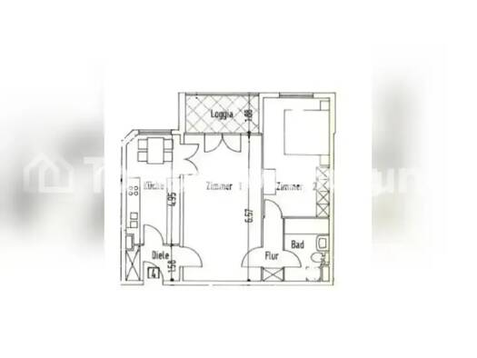 Wohnung zur Miete Tauschwohnung 550 € 2 Zimmer 65 m² 4. Geschoss Grunewald Charlottenburg-Wilmersdorf 10585