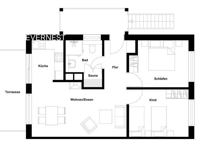 Wohnung zum Kauf 390.000 € 3 Zimmer 80 m² 1. Geschoss Büsum 25761