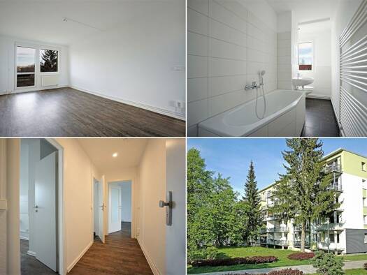 Wohnung zur Miete 300 € 2 Zimmer 51,3 m² 5. Geschoss Tschaikowskistraße 12 Freiberg Freiberg 09599